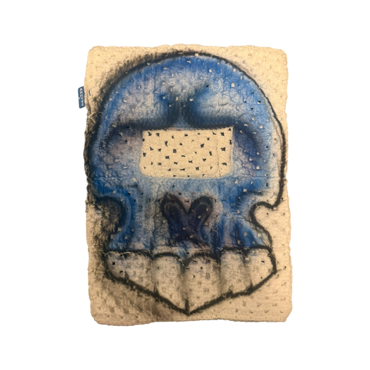 Ocean Skull 1of1 Crochet Cat Mask