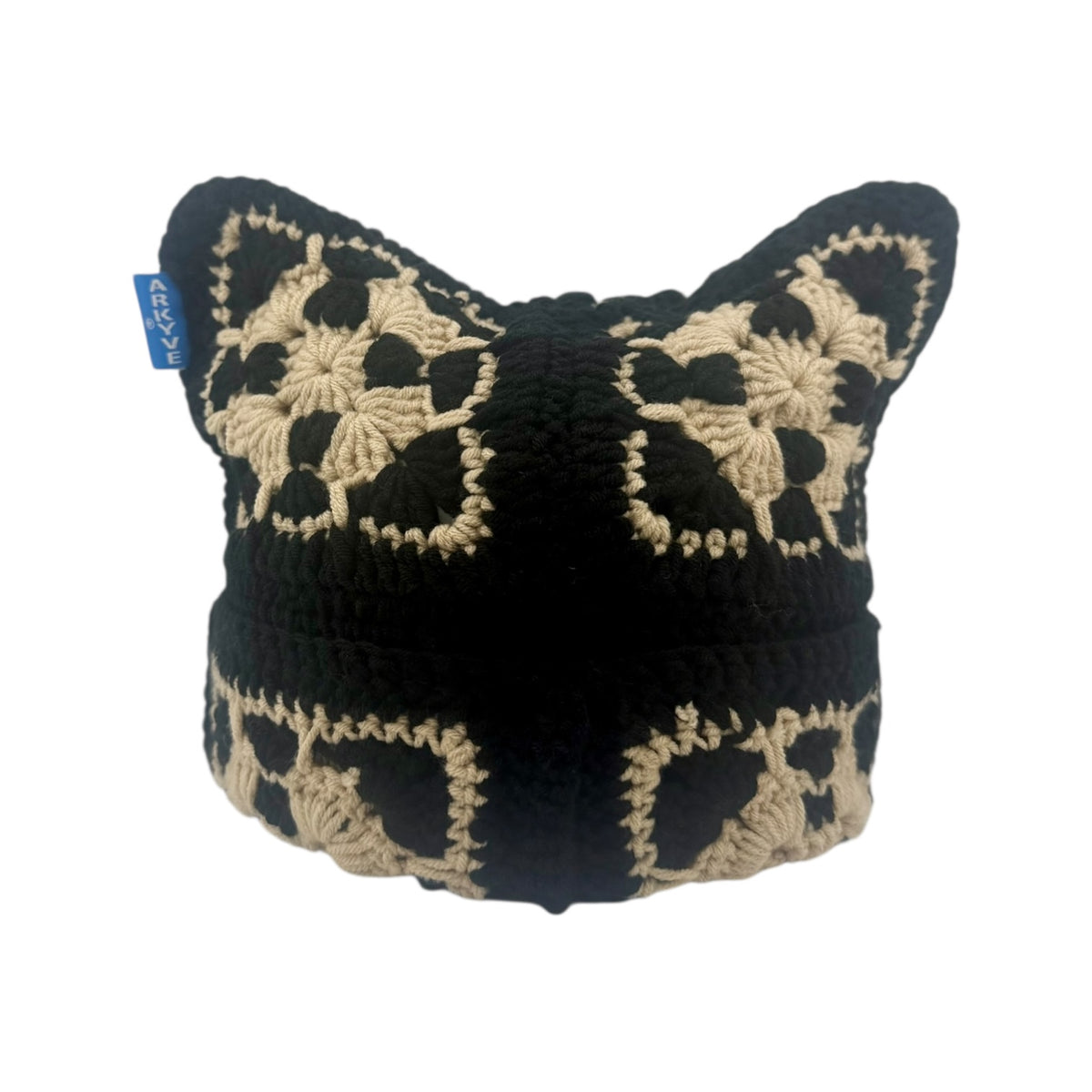 Dusk Flower Crochet Cat Hat