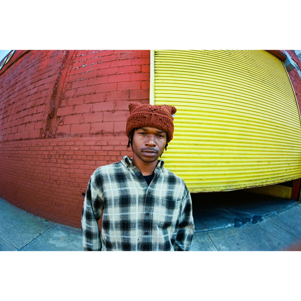 Chocolate Crochet Cat Hat