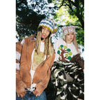 Wine Label Distressed Workwear Jacket