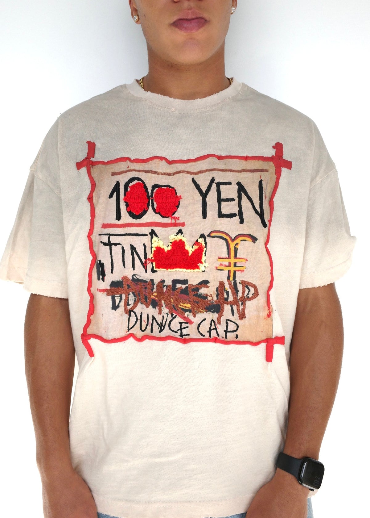 Arkyve X Basquiat "100 Yen" Tee (Cream)