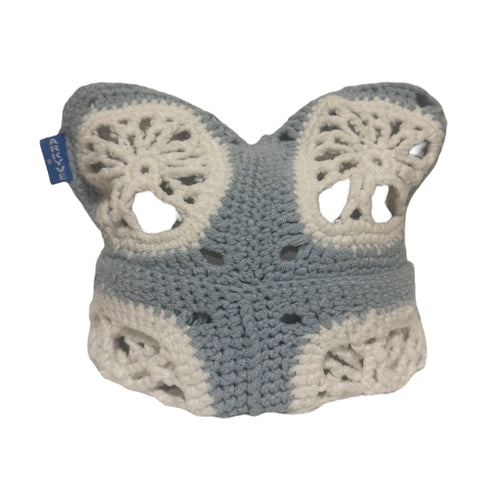 Frosted Tree Crochet Cat Hat