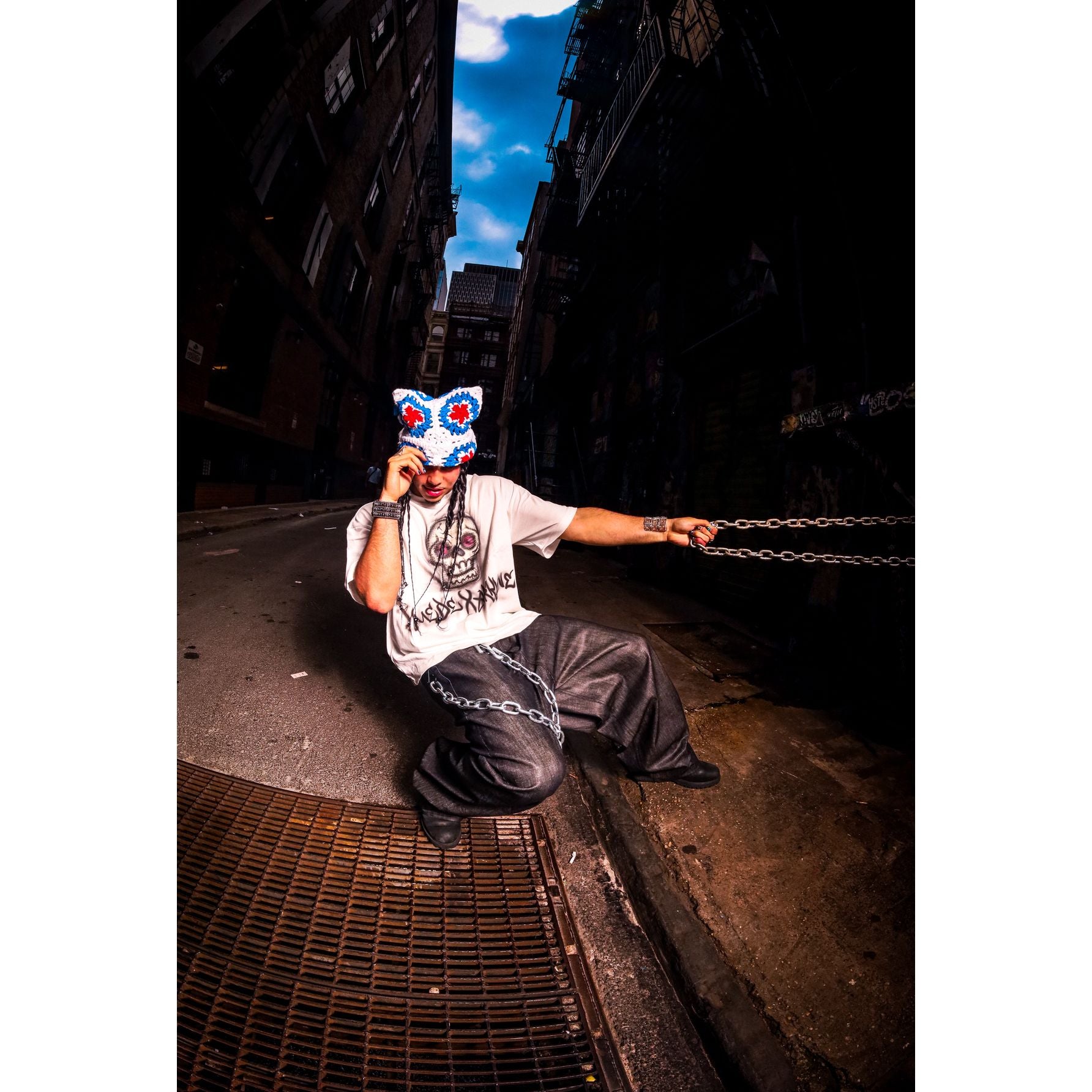 Arkyve X Suede "Skull Patch" Short Sleeve