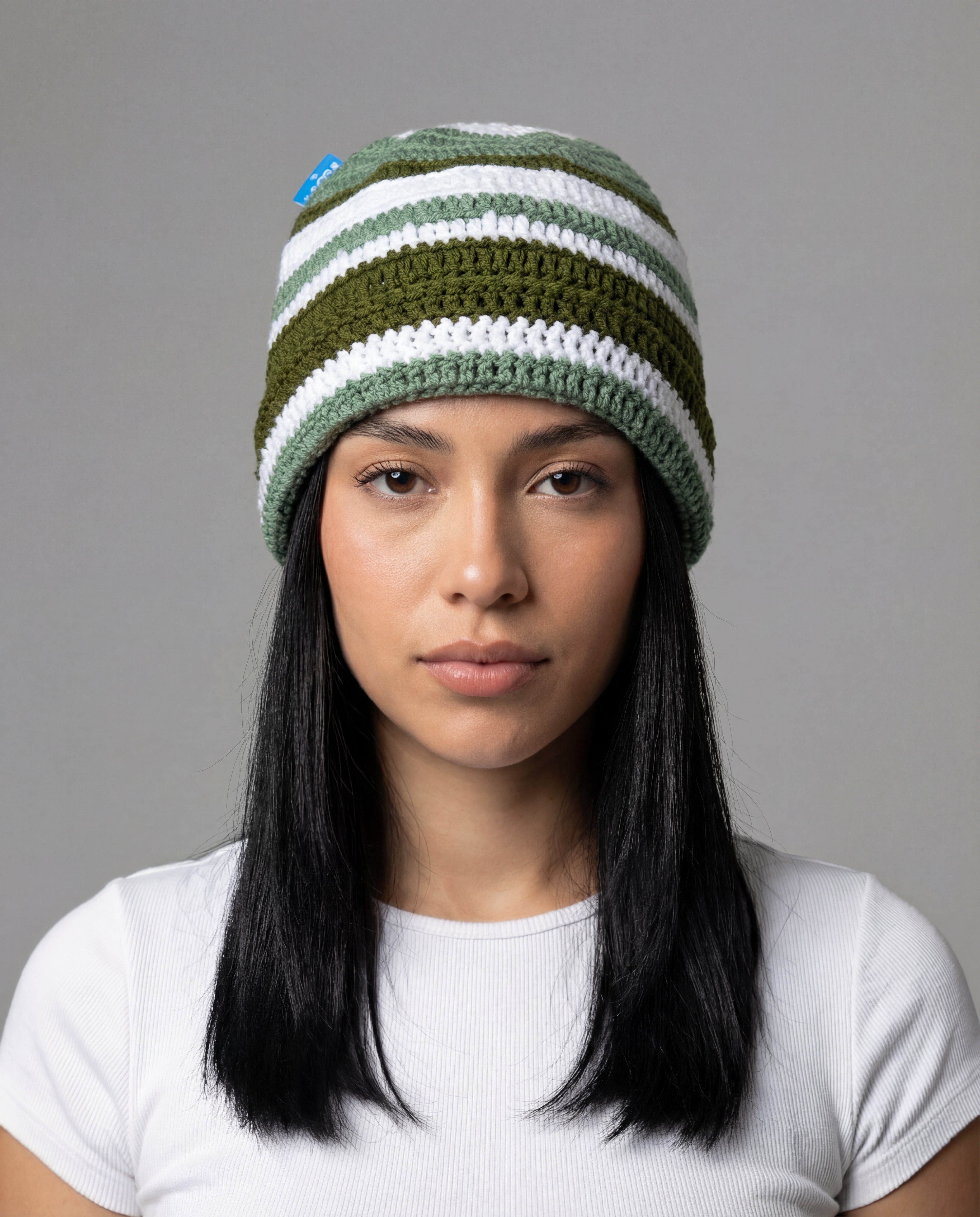 Greenery Crochet Beanie