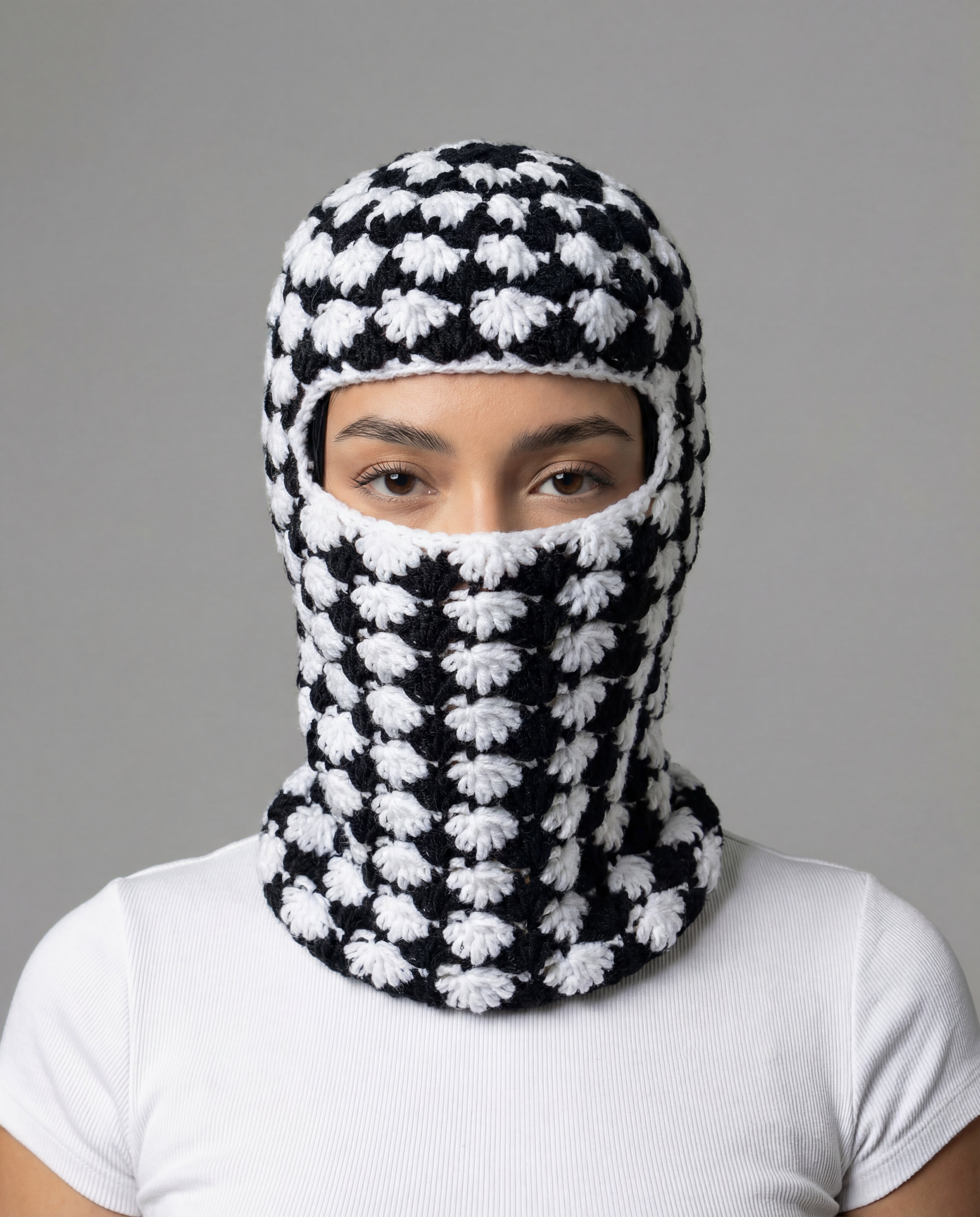 Oreo Crochet Balaclava