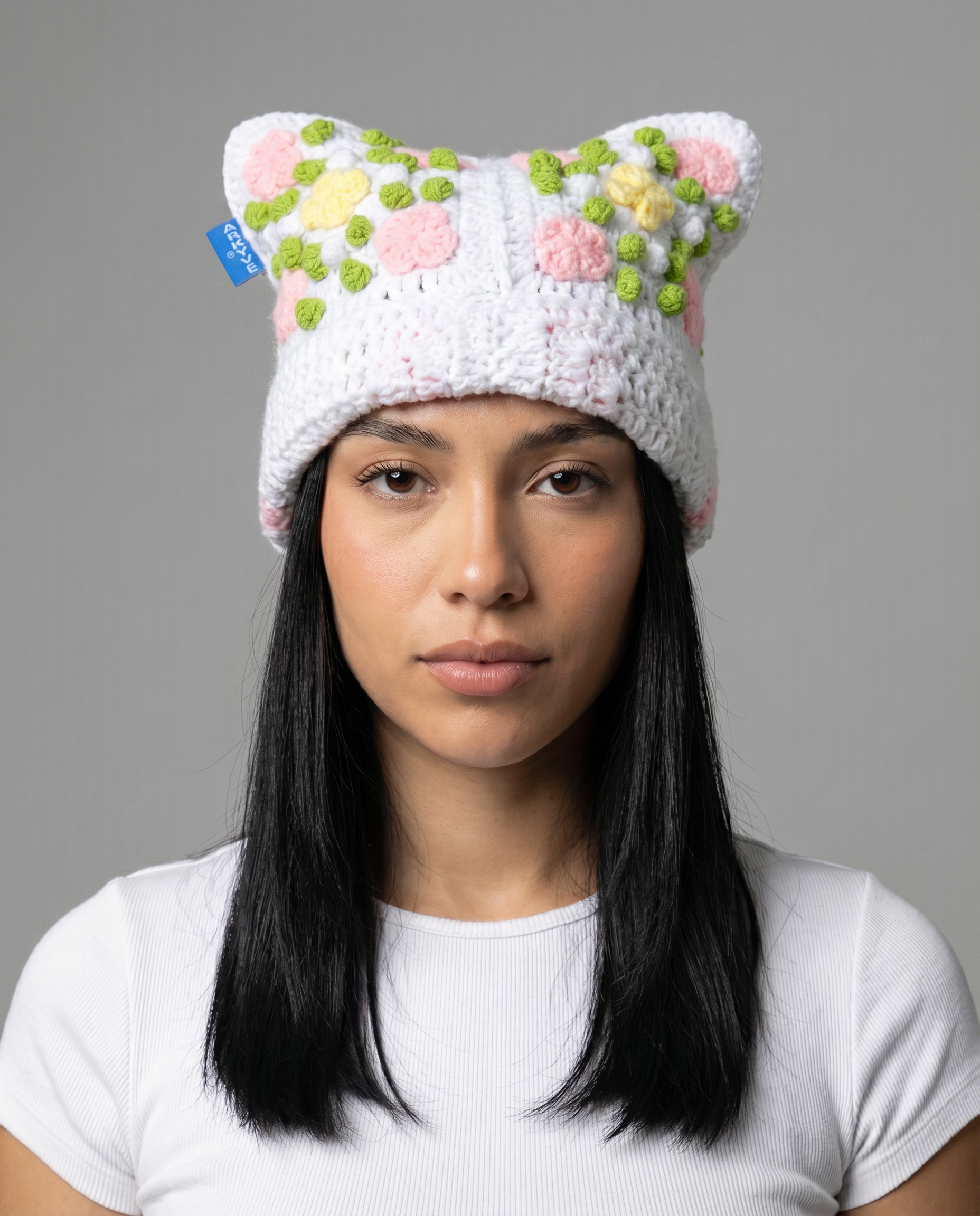 Arkyve X Steven Harrington "Space" Crochet Cat Hat