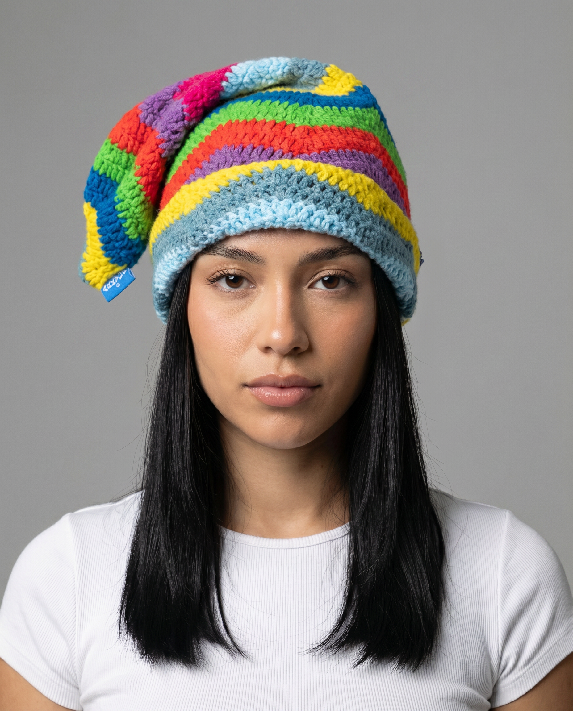 Arkyve X Steven Harrington "Stay Mello" Crochet Sock Hat