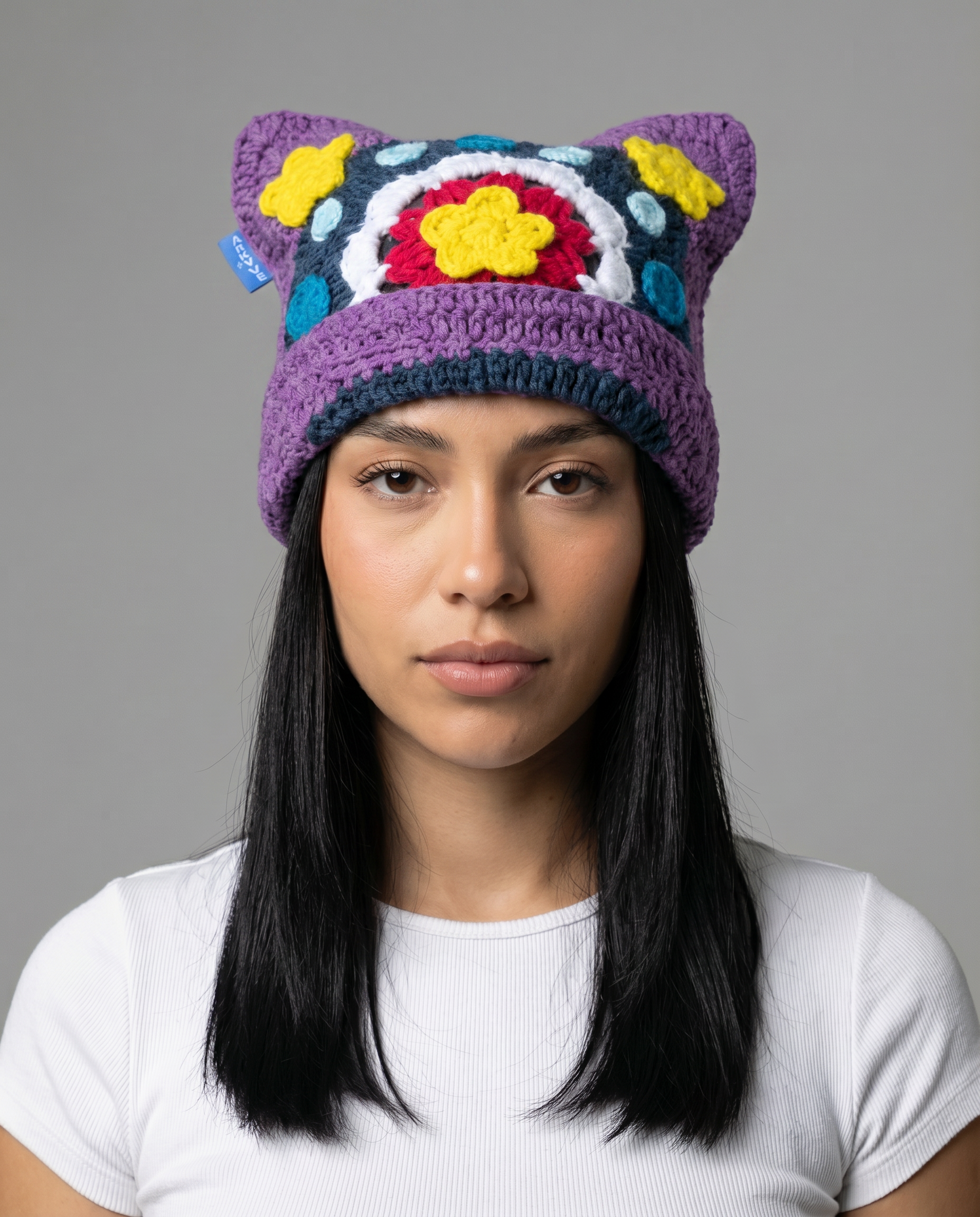 Arkyve X Steven Harrington "Getting Away" Crochet Cat Hat