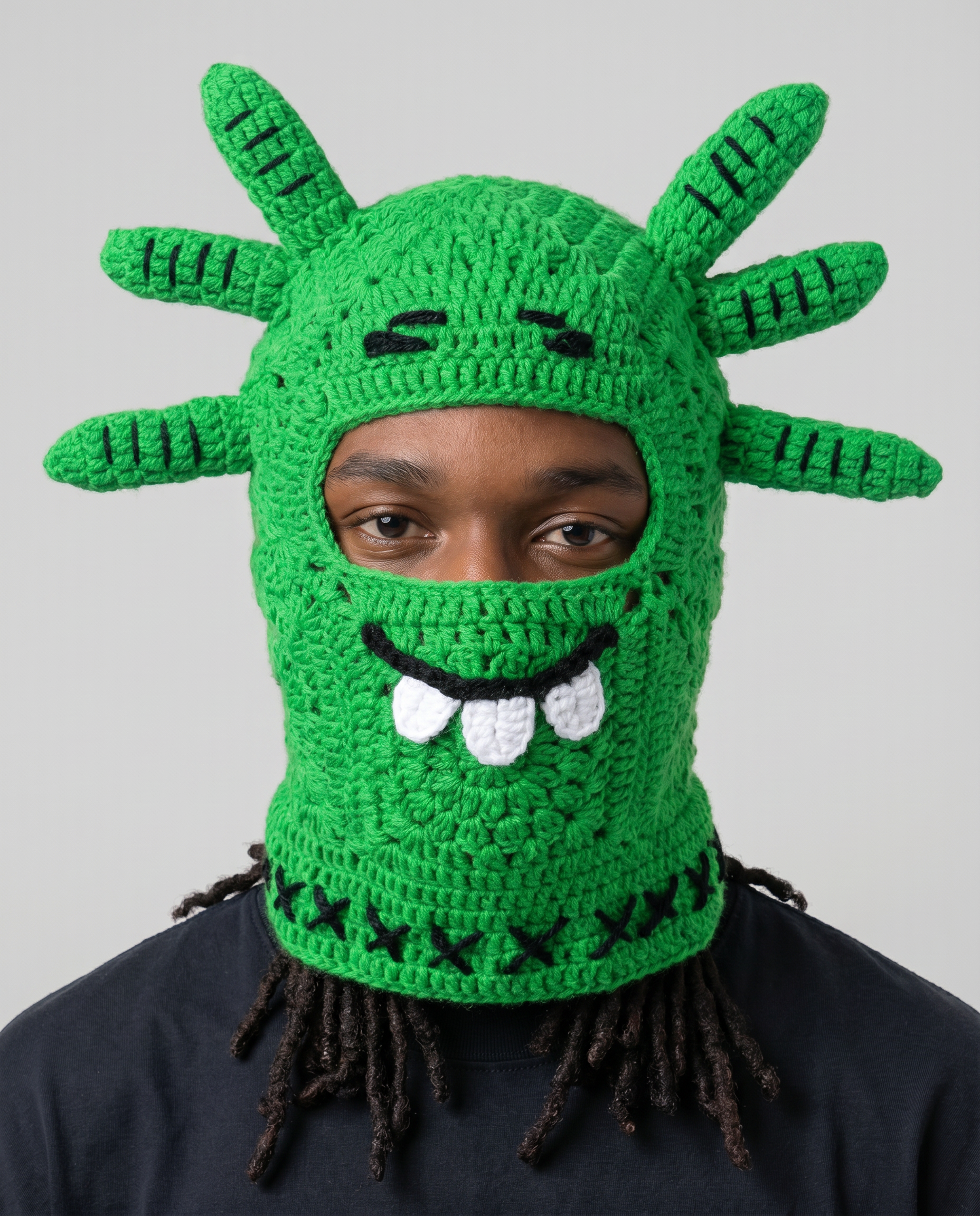 Steven Harrington X Arkyve "Palm Tree" Crochet Mask