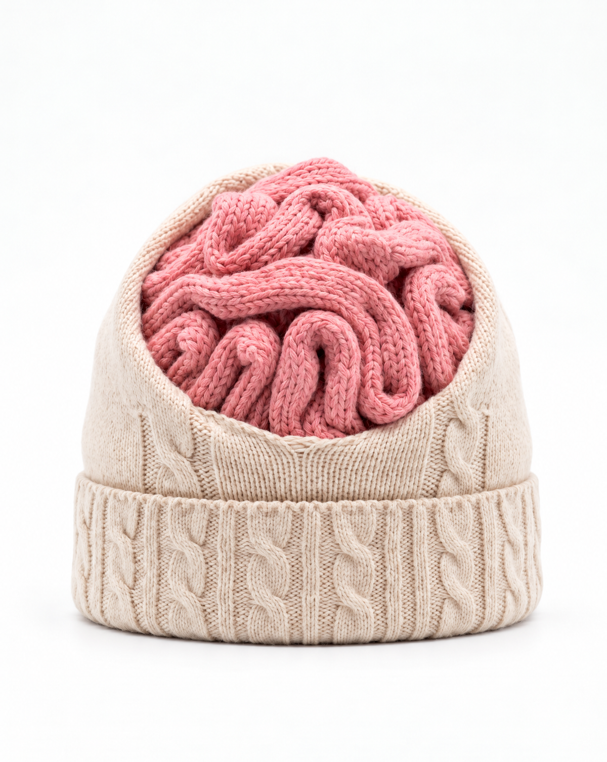"Brainie" Crochet Beanie