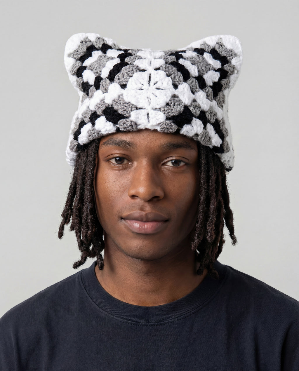 Avalanche Crochet Cat Hat