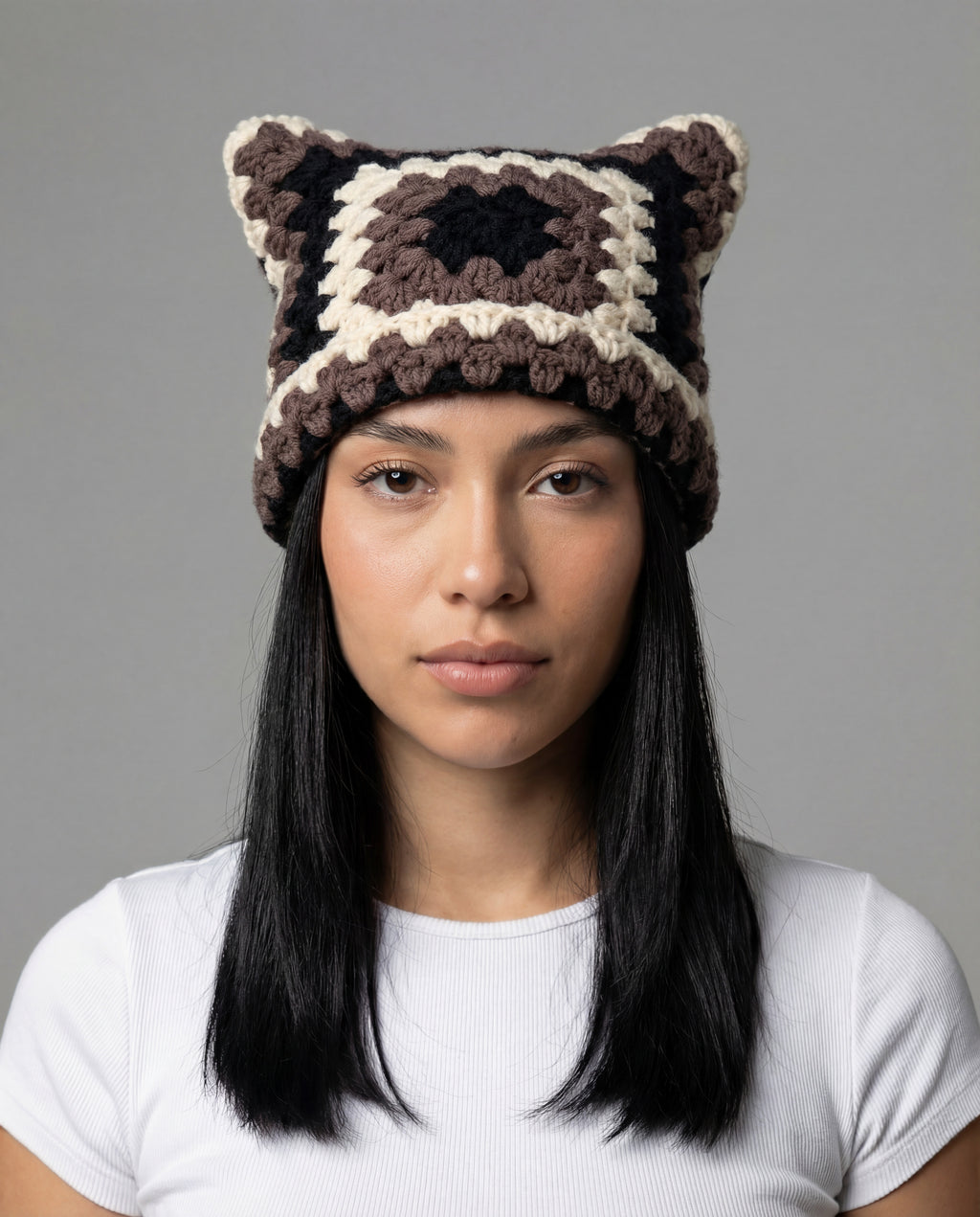 Chocolate Box Crochet Cat Hat