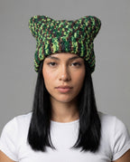 Jungle Camo Crochet Cat Hat