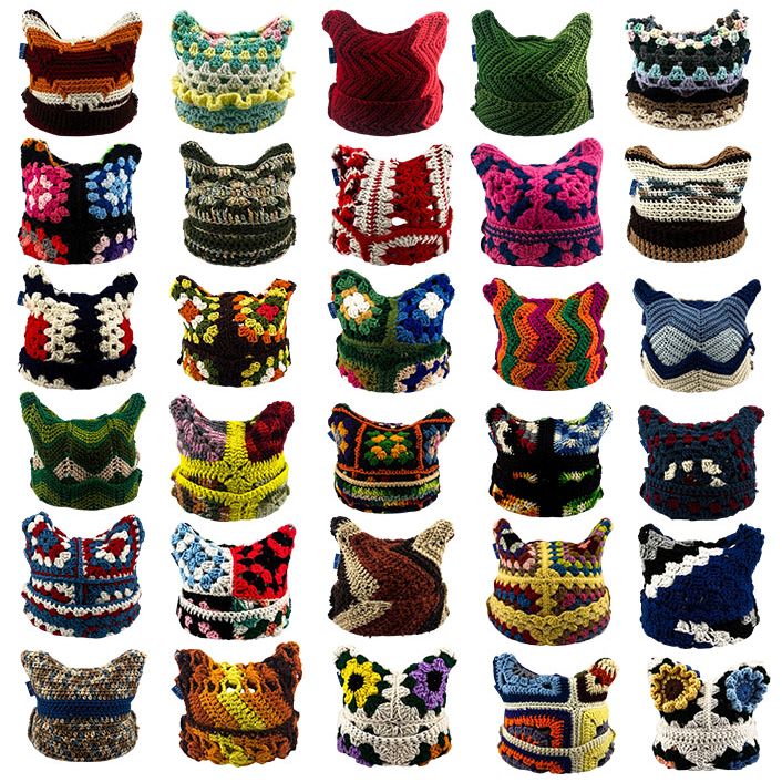 1 of 1 Crochet Cat Hat