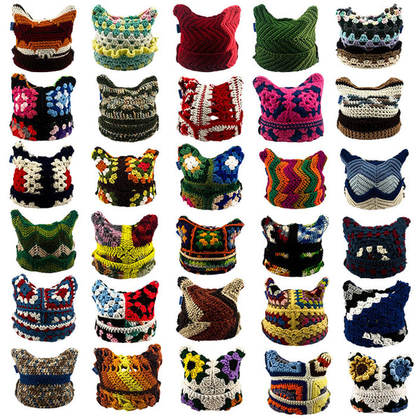 1 of 1 Crochet Cat Hat