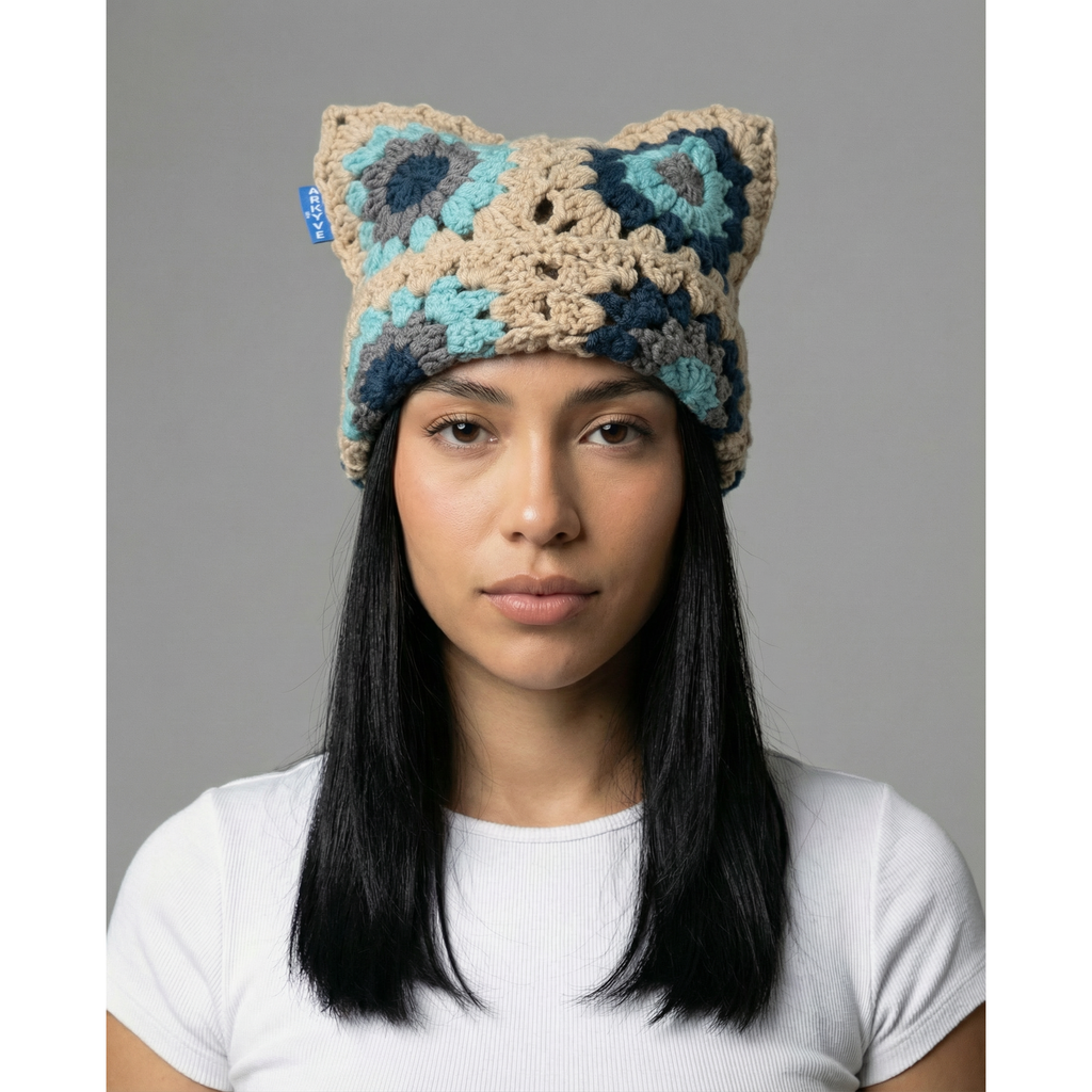Lagoon Crochet Cat Hat