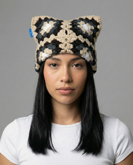 Mud Crochet Cat Hat