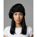 Pearl Crochet Sock Hat