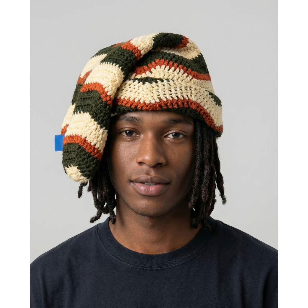 Jungle Ember Crochet Sock Hat – Arkyve