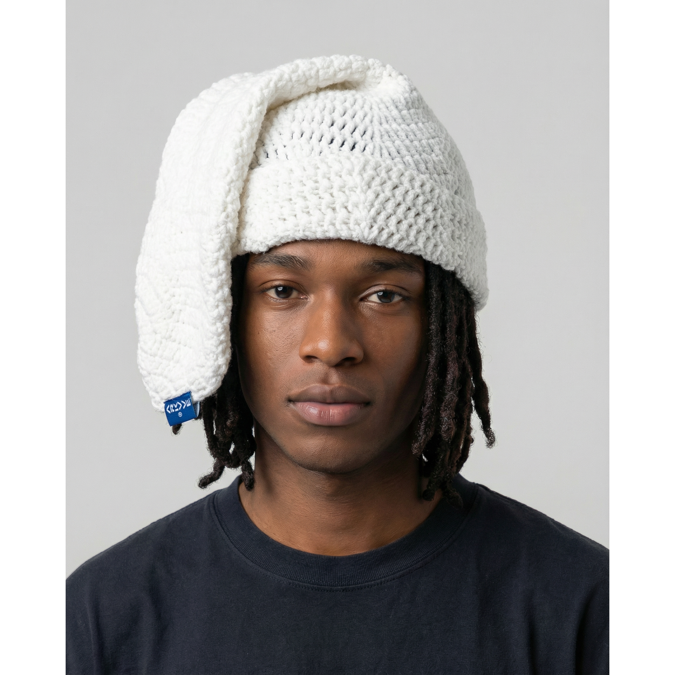 Snow Crochet Sock Hat – Arkyve Snow Crochet Sock Hat – Arkyve