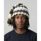Earth Stripe Crochet Sock Hat