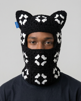 Obsidian Crochet Ski Mask