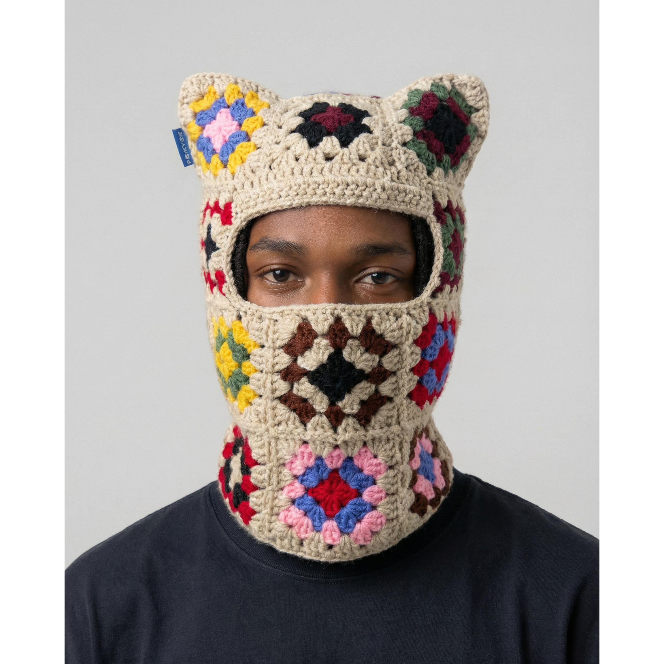 Confetti Crochet Cat Mask
