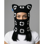 Obsidian Crochet Ski Mask