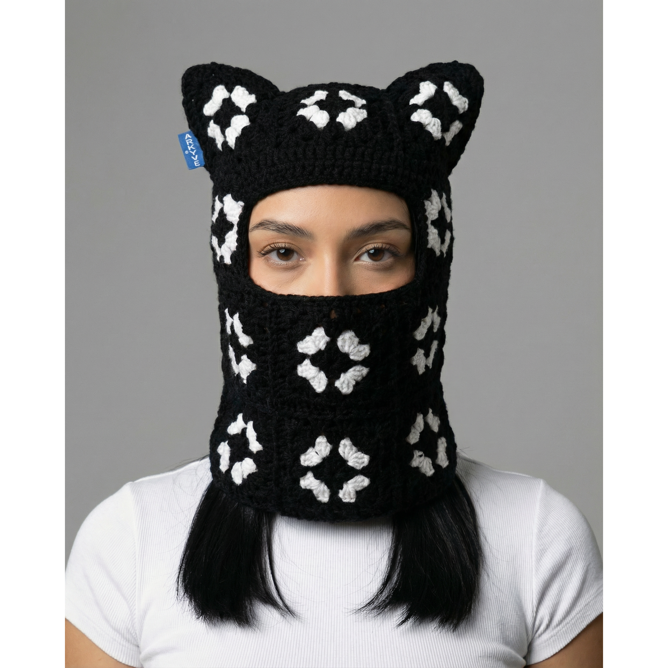 Obsidian Crochet Ski Mask