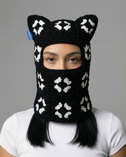 Obsidian Crochet Ski Mask