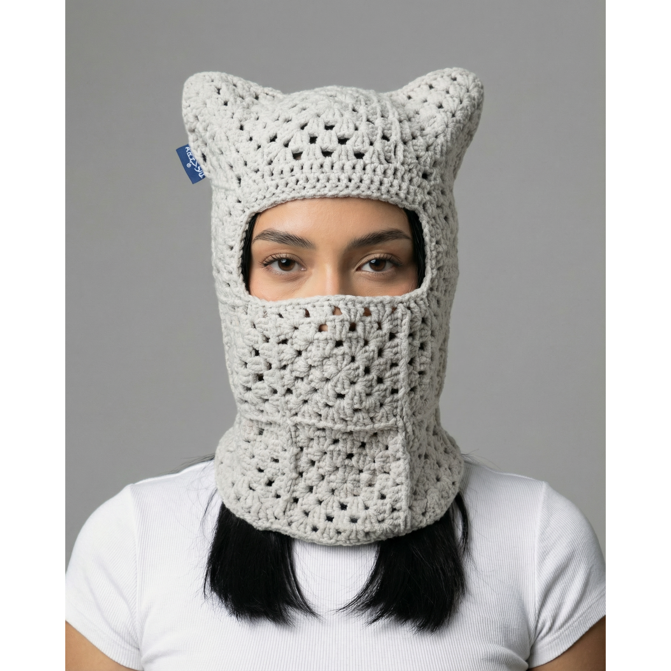 Snow Crochet Ski Mask