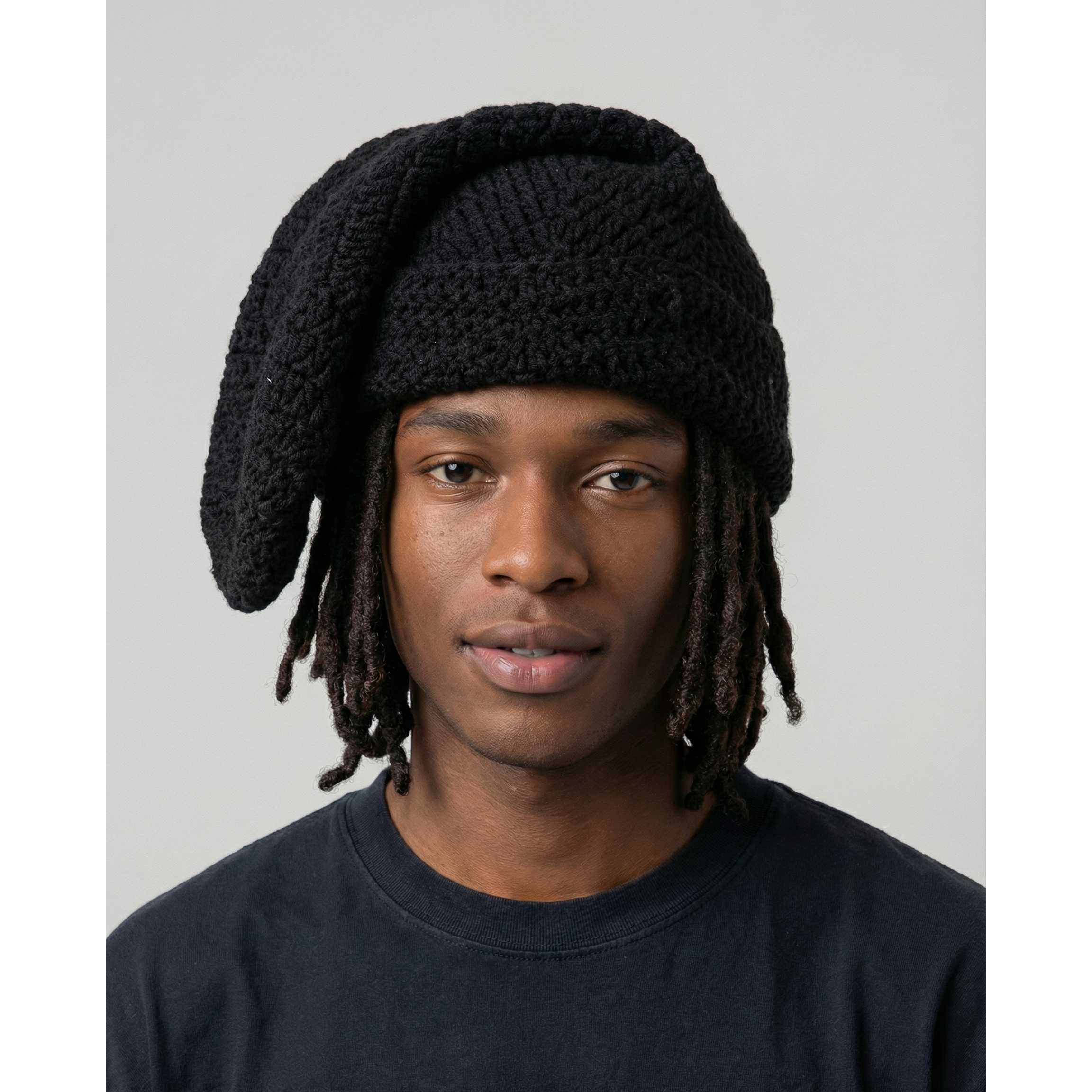 Shadow Moss Crochet Sock Hat – Arkyve Shadow Moss Crochet Sock Hat – Arkyve
