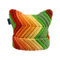 Citrus Chevron 1of1 Crochet Cat Hat
