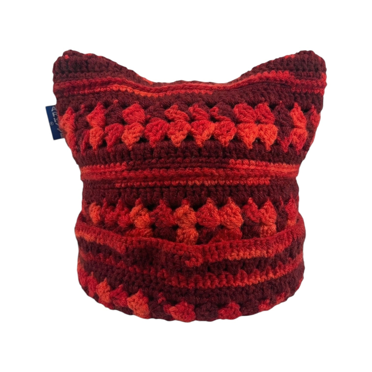 Crimson Core 1of1 Crochet Cat Hat
