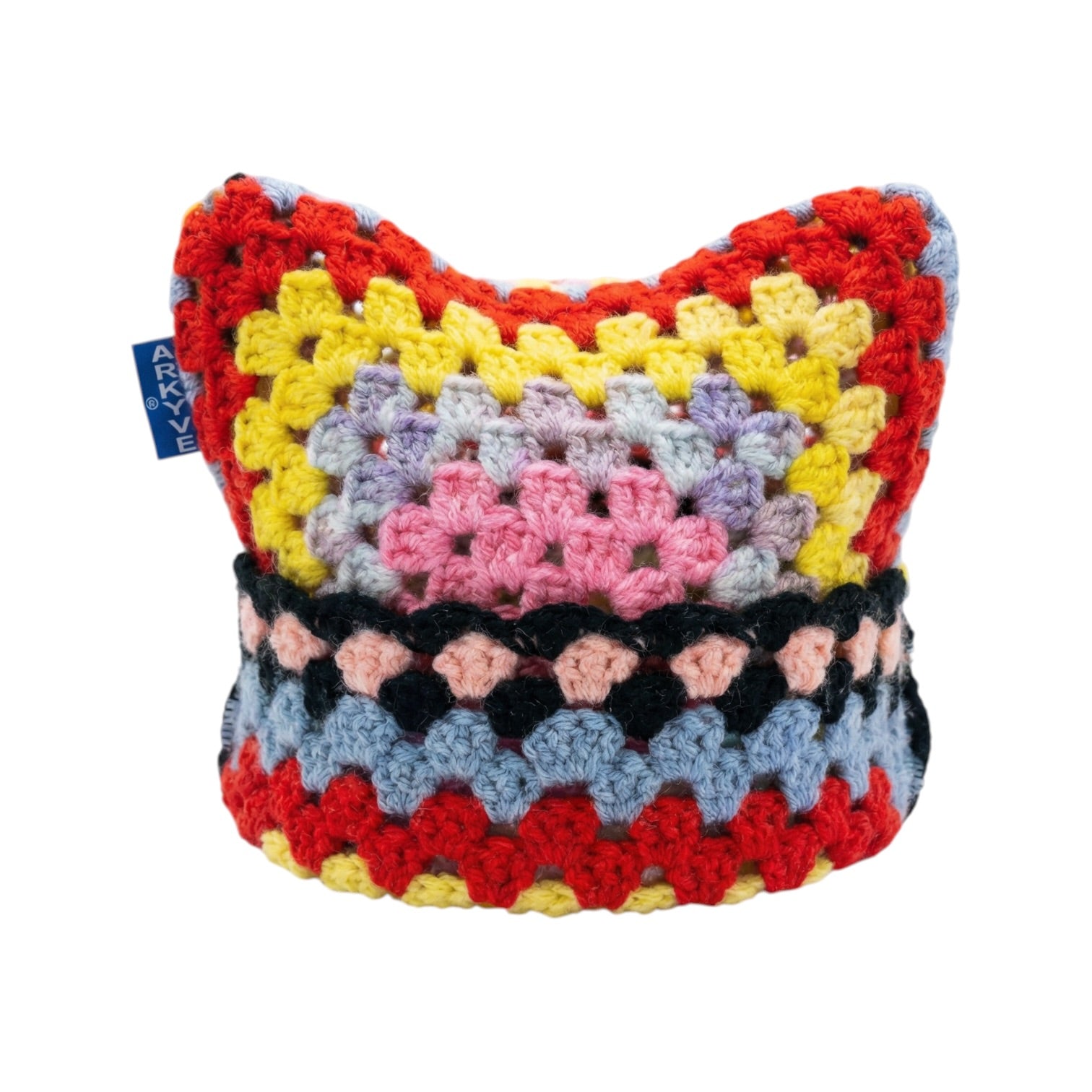 Carnival Granny 1of1 Crochet Cat Hat