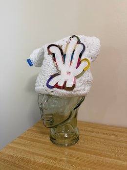 Snow Crochet Cat Hat (Arkyve X YKWYK)