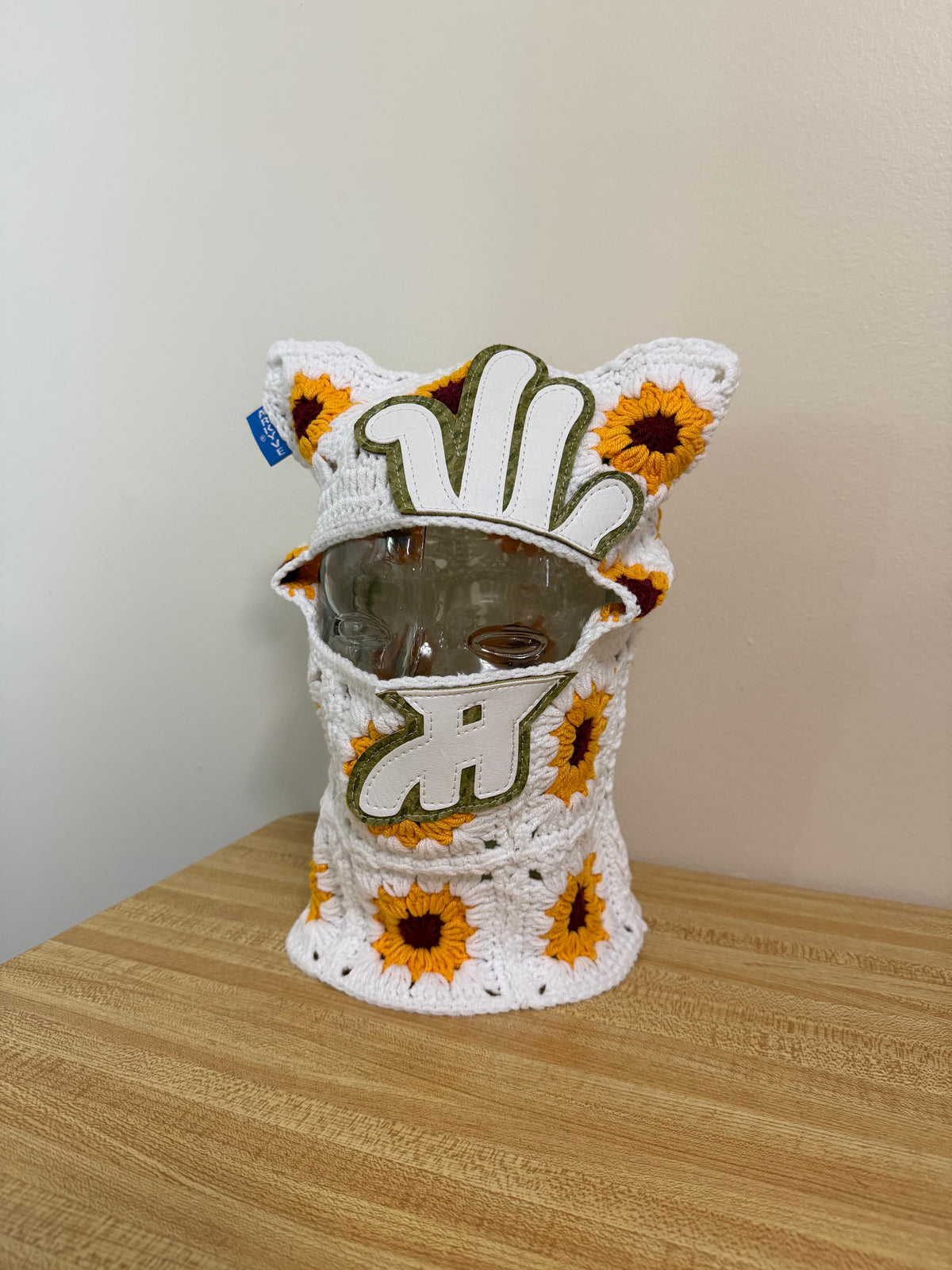 Sunflower Crochet Cat Mask (Arkyve X YKWYK)