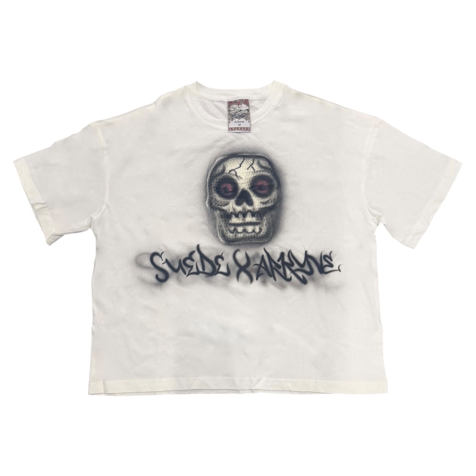 Arkyve X Suede "Skull Patch" Short Sleeve
