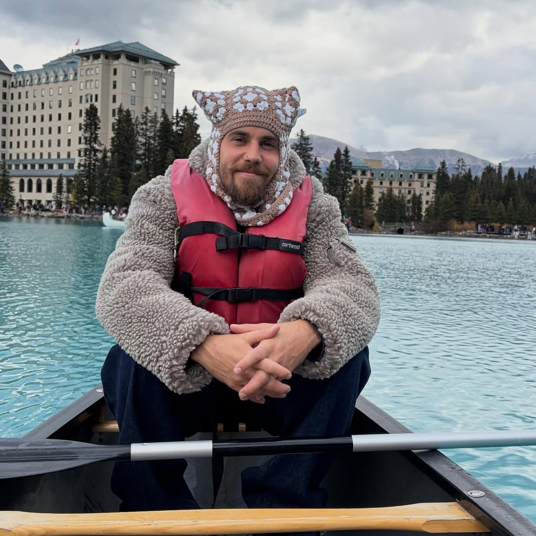 Cookie Butter Crochet Cat Mask