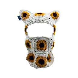 Sunflower Crochet Ski Mask