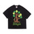 Crochet Tree Patch Black Tee