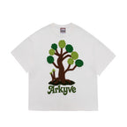 Crochet Tree Patch White Tee