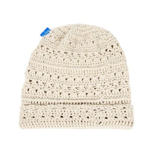 Ivory Crochet Beanie