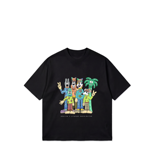 Arkyve X Steven Harrington Family Tee - Black