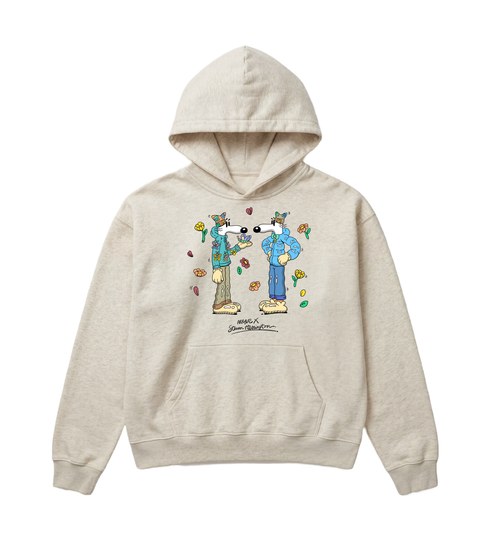 Arkyve X Steven Harrington Pair Hoodie - Oatmeal