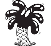 Arkyve X Steven Harrington "Palm Tree" Mohair Cat Hat