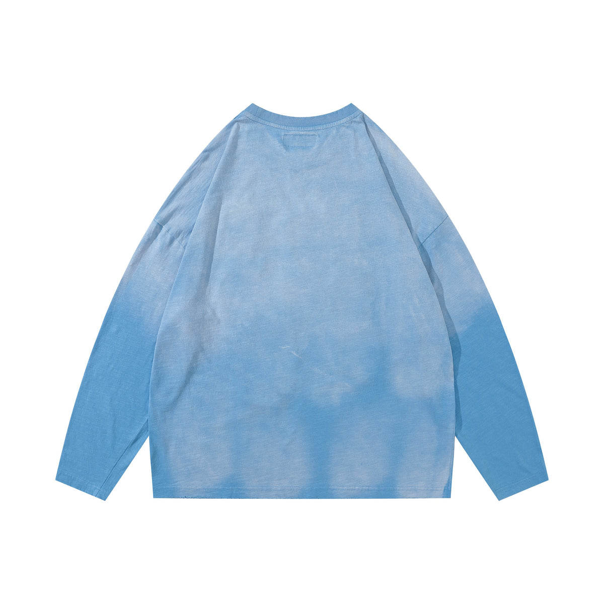 Arkyve X Basquiat Faces Long Sleeve in blue, back view