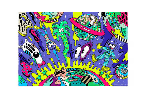 Arkyve X Steven Harrington "Getting Away" Crochet Cat Hat