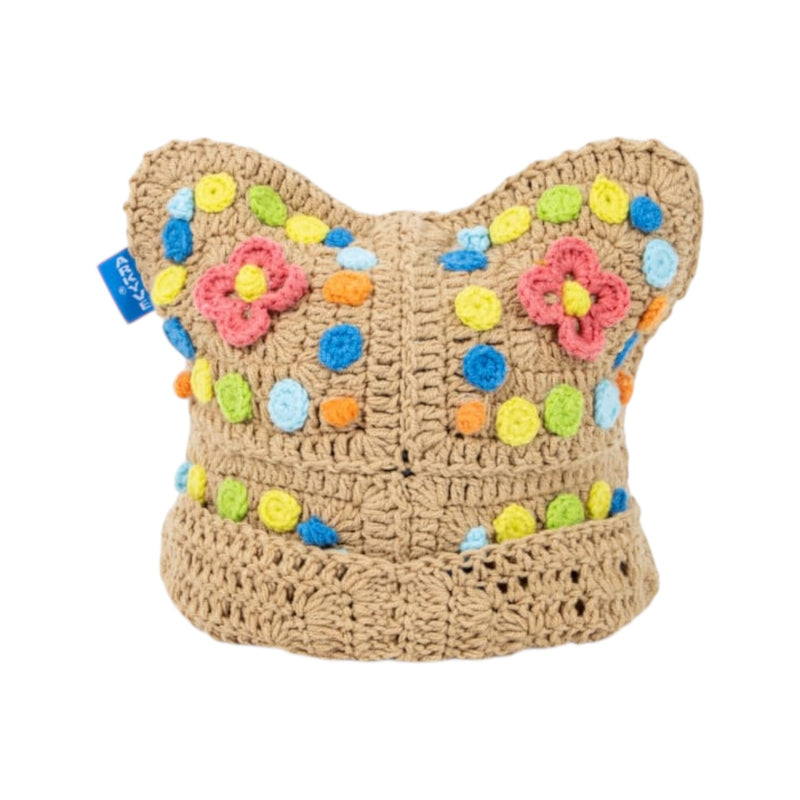 Arkyve X Steven Harrington "House on Fire" Crochet Cat Hat