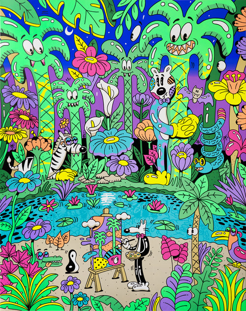 Arkyve X Steven Harrington "Stay Mello" Crochet Sock Hat